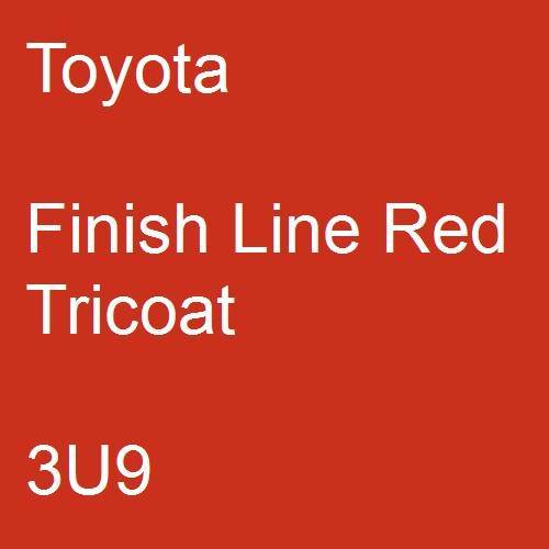 Toyota, Finish Line Red Tricoat, 3U9.